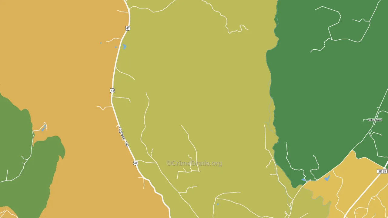 37374, TN Map of Vehicle Theft Rates
