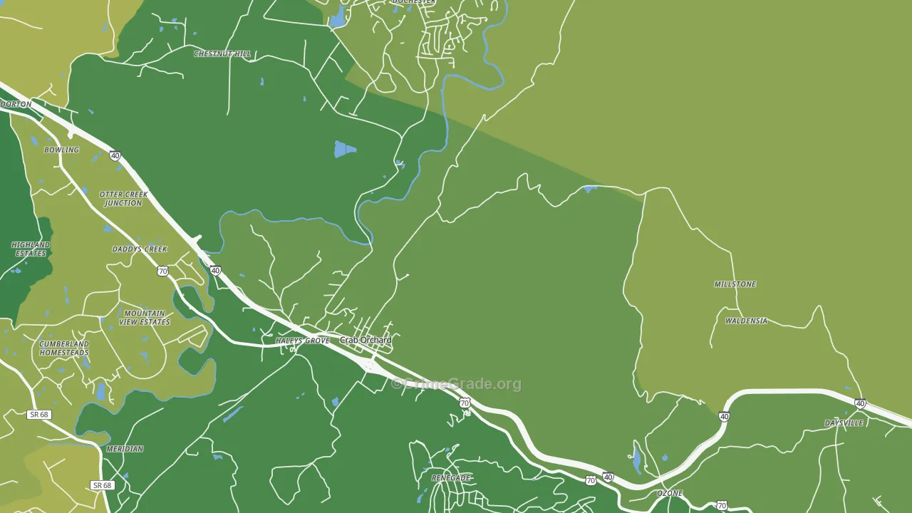 37723, TN Map of Vehicle Theft Rates