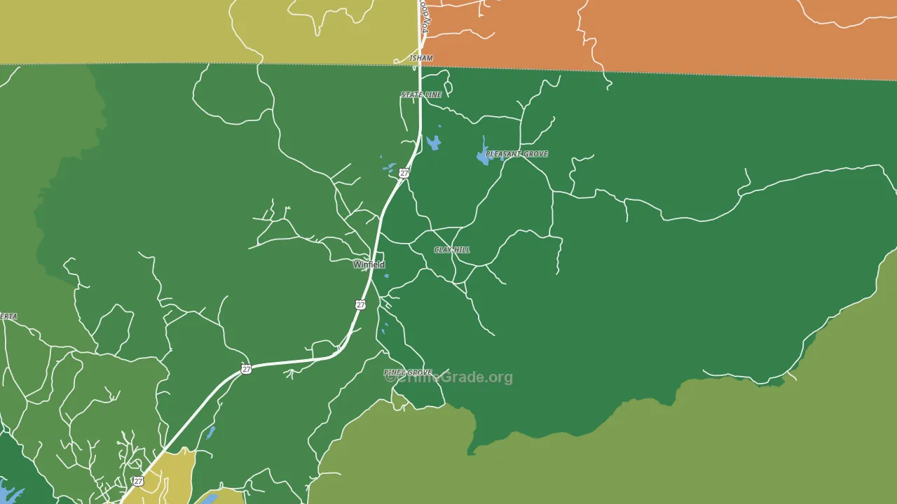 37892, TN Map of Vehicle Theft Rates