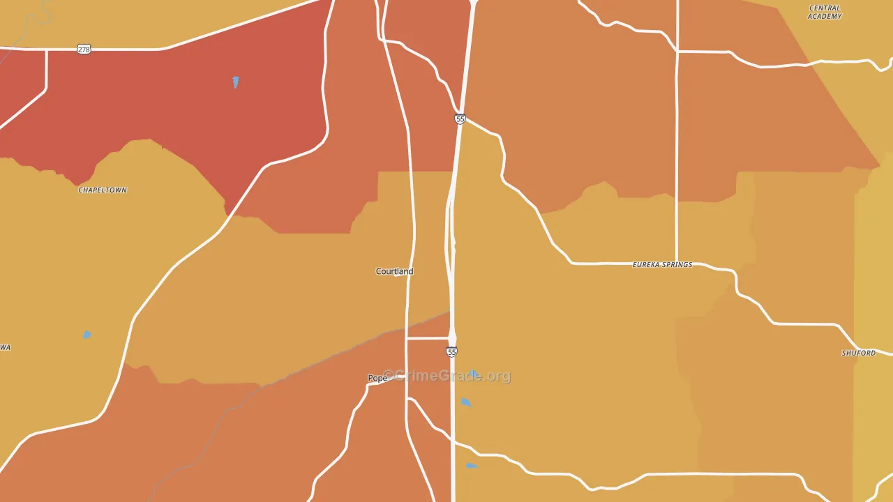 38620, MS Map of Vehicle Theft Rates