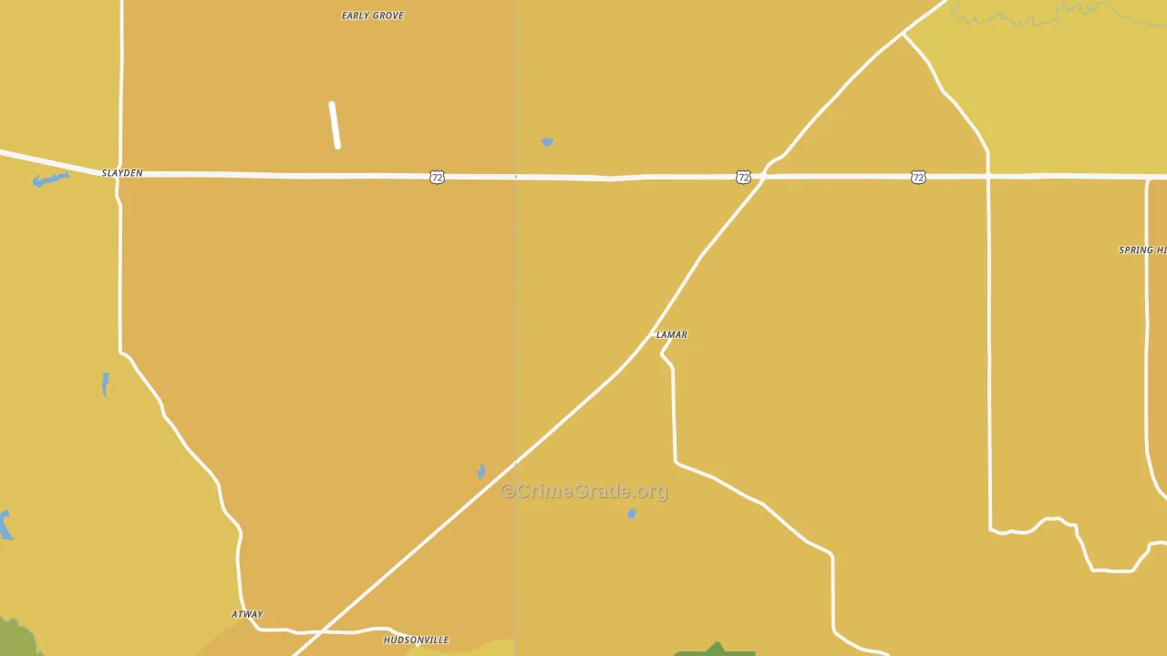 38642, MS Map of Vehicle Theft Rates