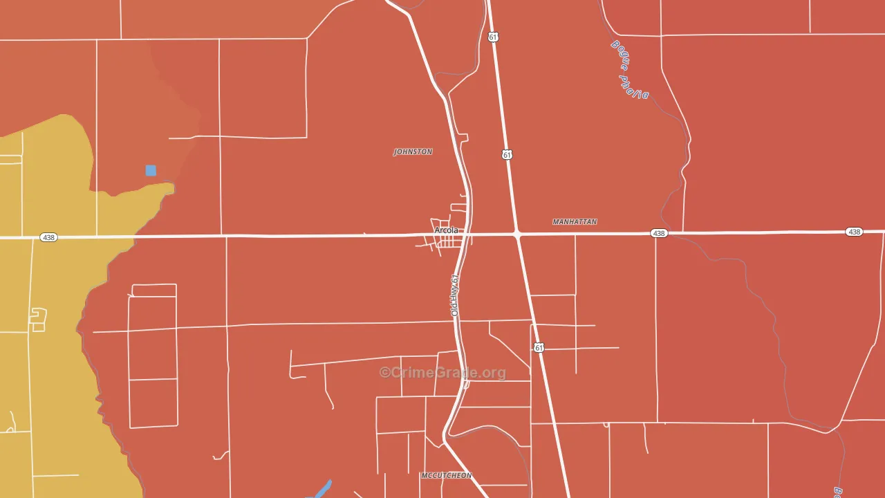 38722, MS Map of Vehicle Theft Rates