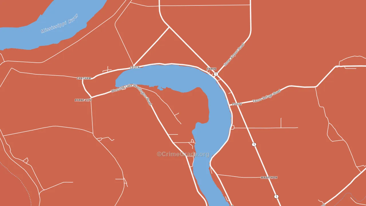 38731, MS Map of Vehicle Theft Rates