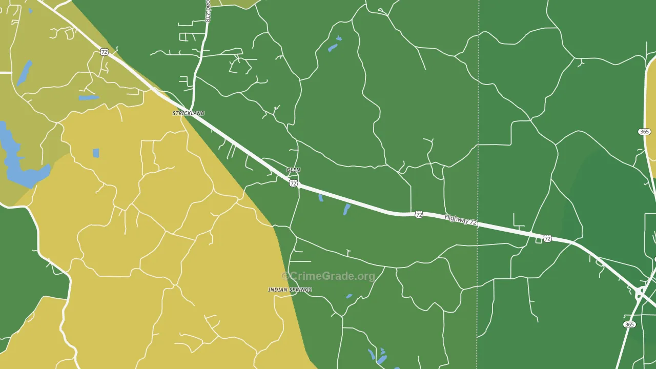 38846, MS Map of Vehicle Theft Rates