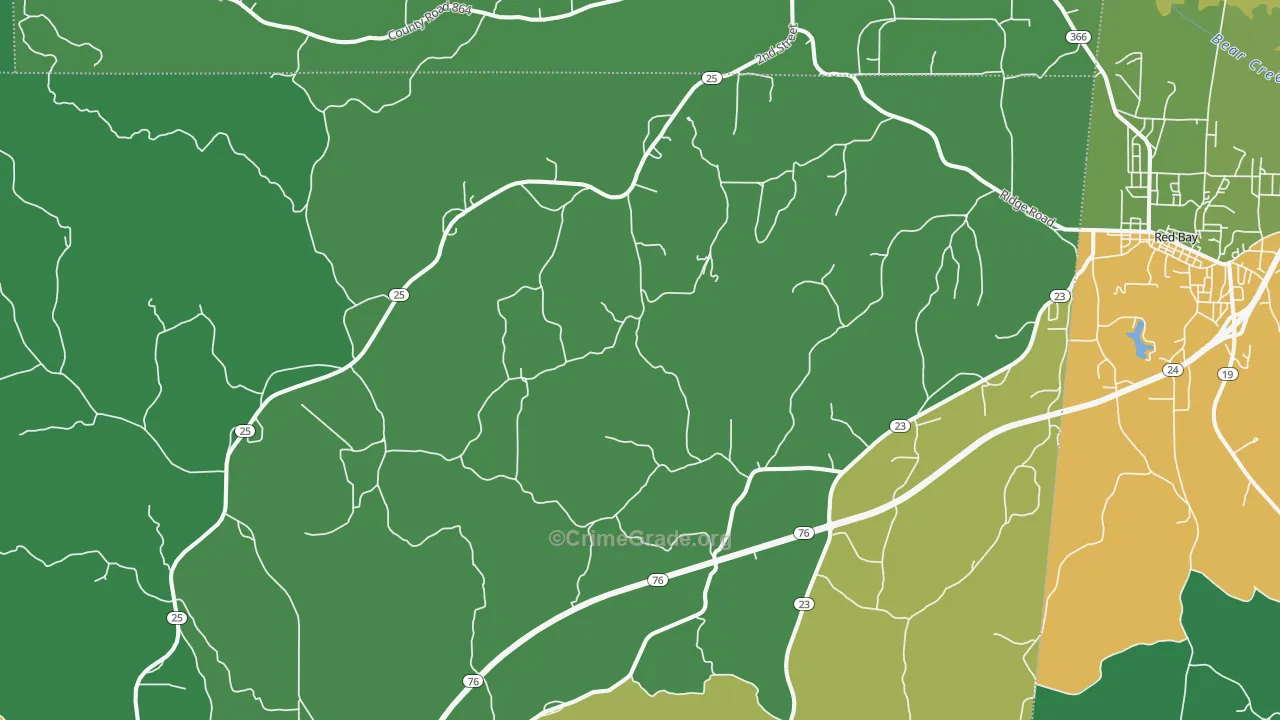 38847, MS Map of Vehicle Theft Rates