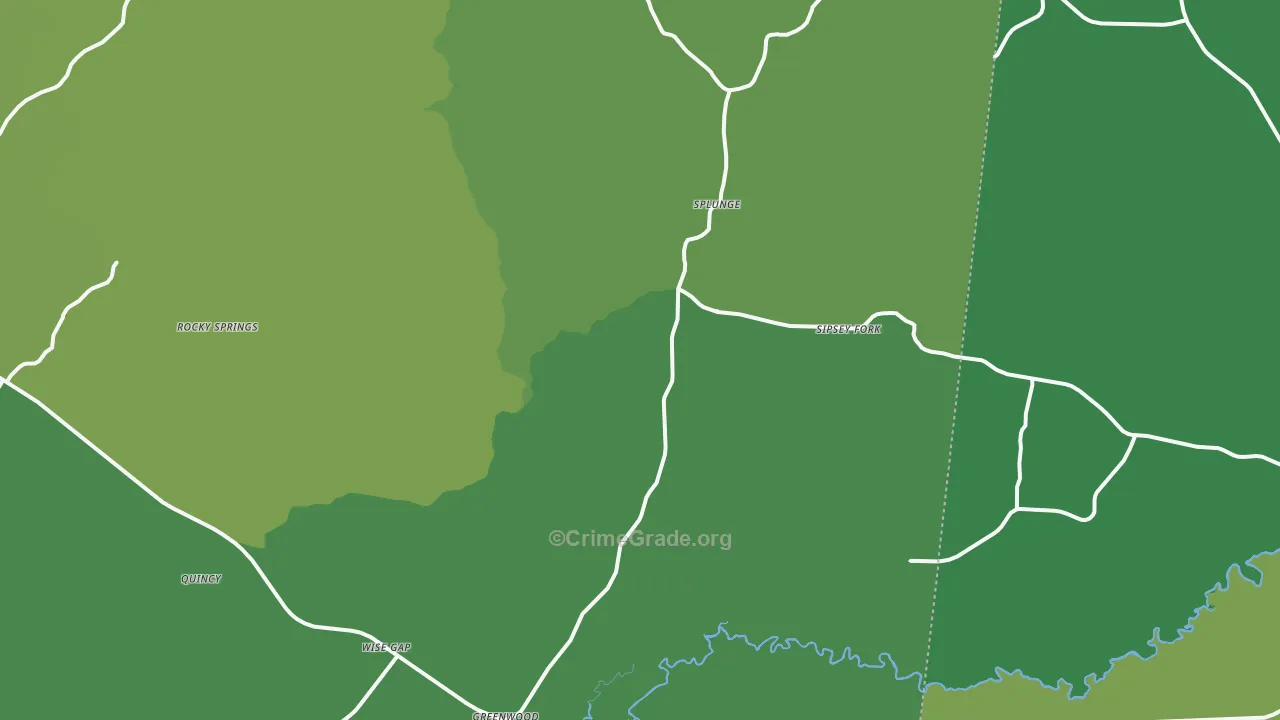 38848, MS Map of Vehicle Theft Rates