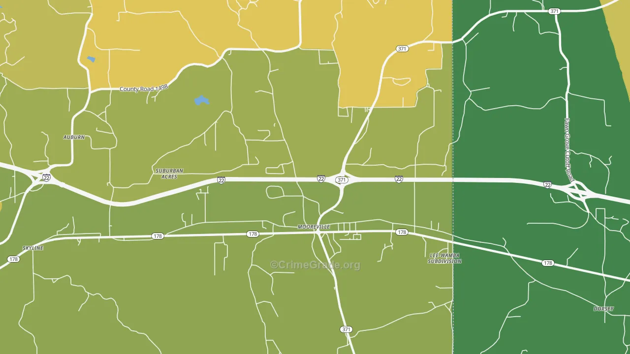 38857, MS Map of Vehicle Theft Rates