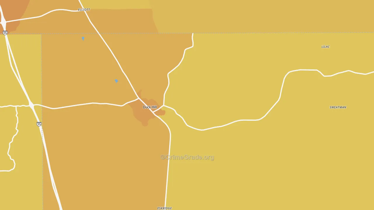 38925, MS Map of Vehicle Theft Rates