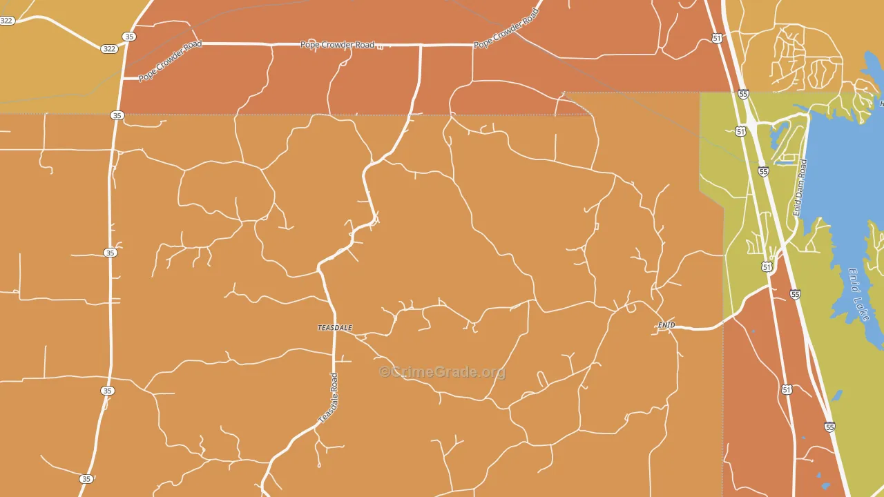 38927, MS Map of Vehicle Theft Rates