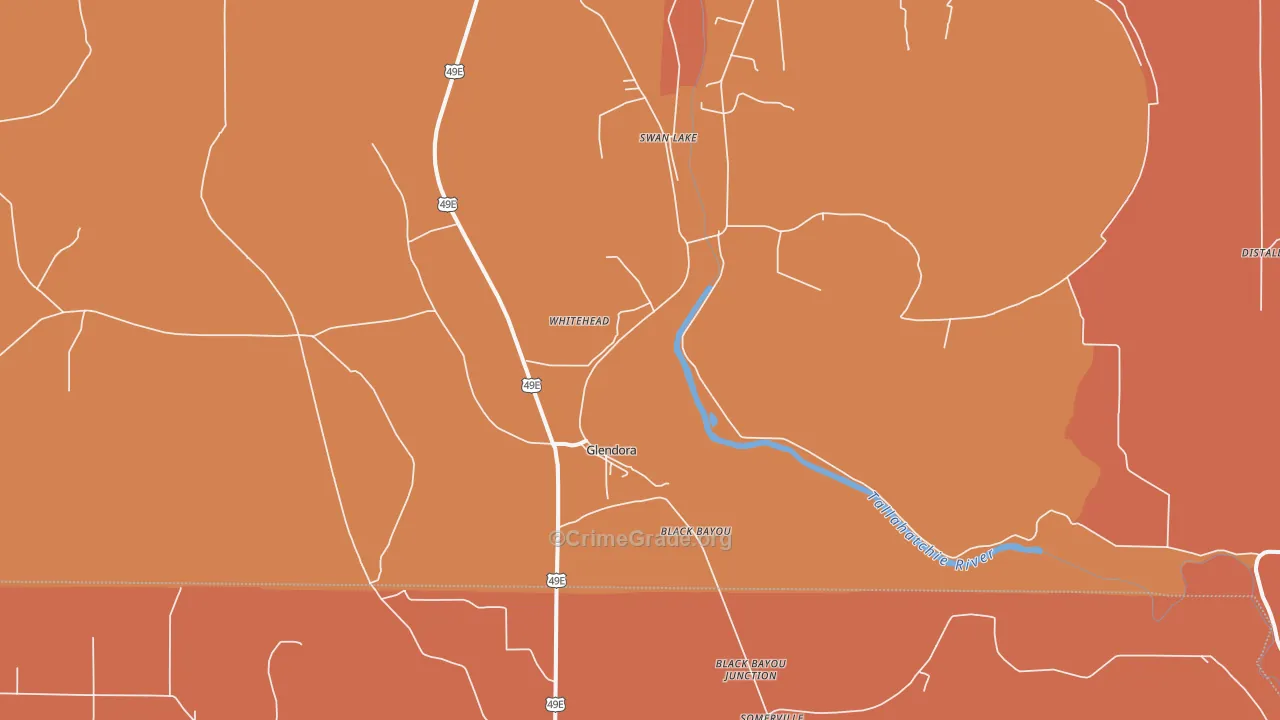 38928, MS Map of Vehicle Theft Rates