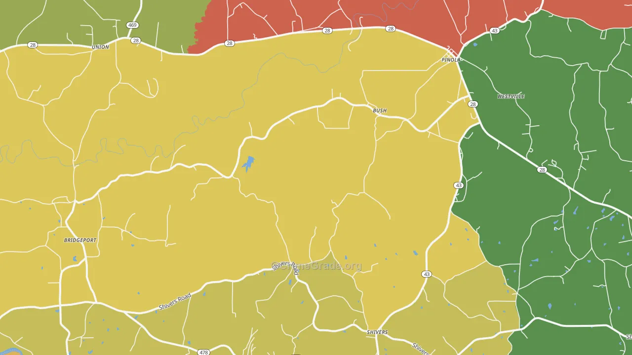 39149, MS Map of Vehicle Theft Rates