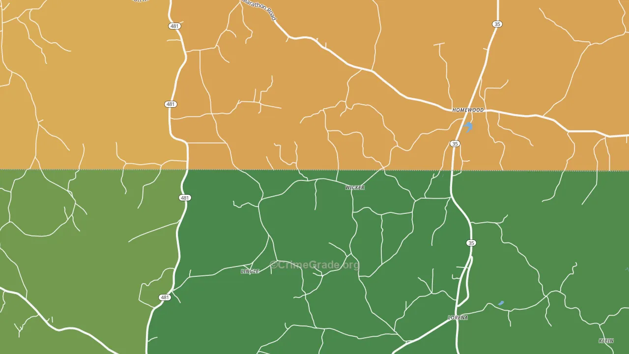 39152, MS Map of Vehicle Theft Rates