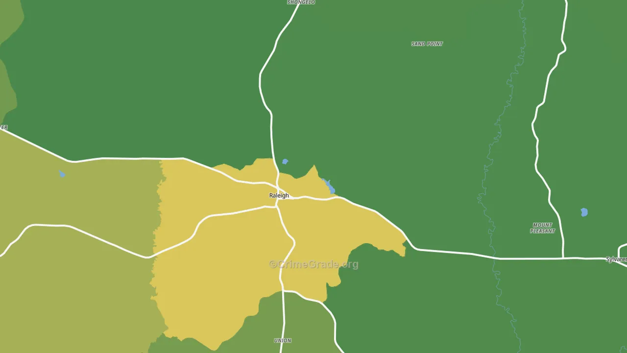 39153, MS Map of Vehicle Theft Rates