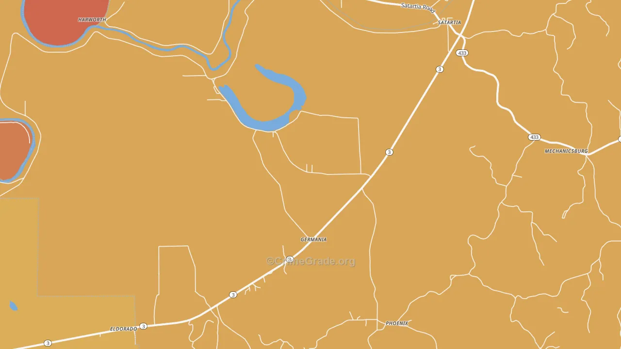 39162, MS Map of Vehicle Theft Rates