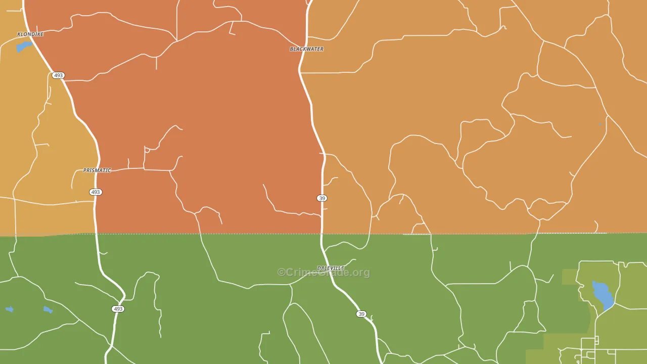 39326, MS Map of Vehicle Theft Rates