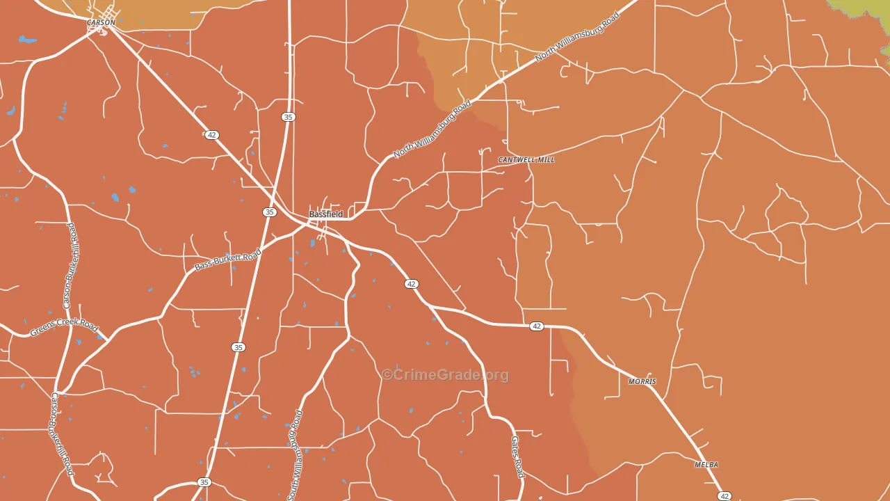 39421, MS Map of Vehicle Theft Rates