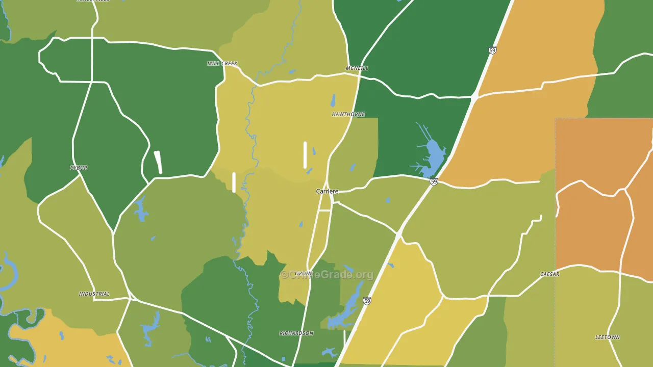 39426, MS Map of Vehicle Theft Rates