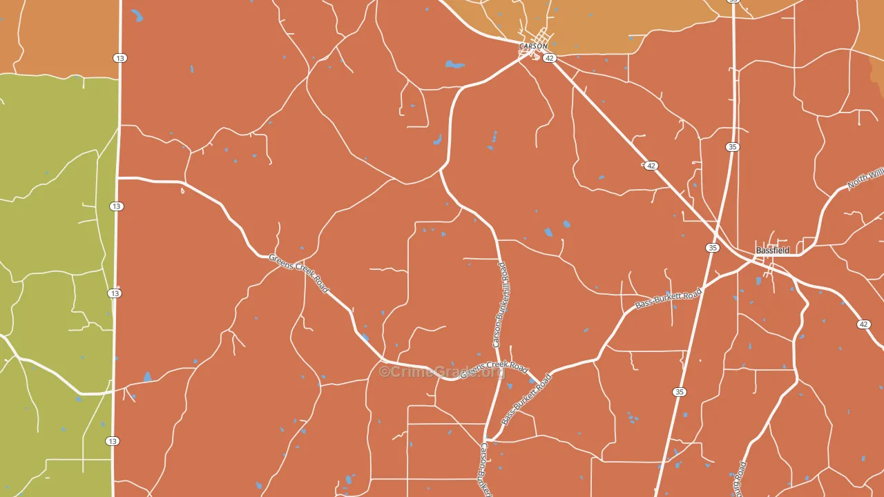 39427, MS Map of Vehicle Theft Rates
