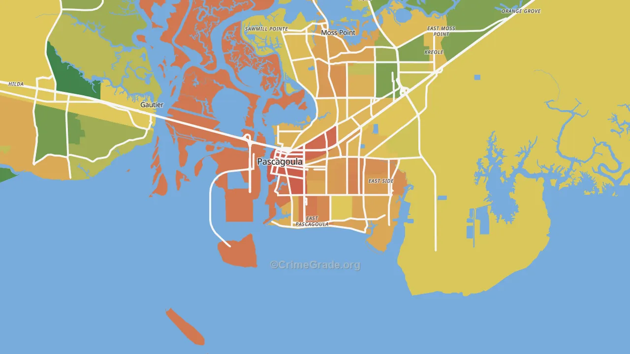 39567, MS Map of Vehicle Theft Rates