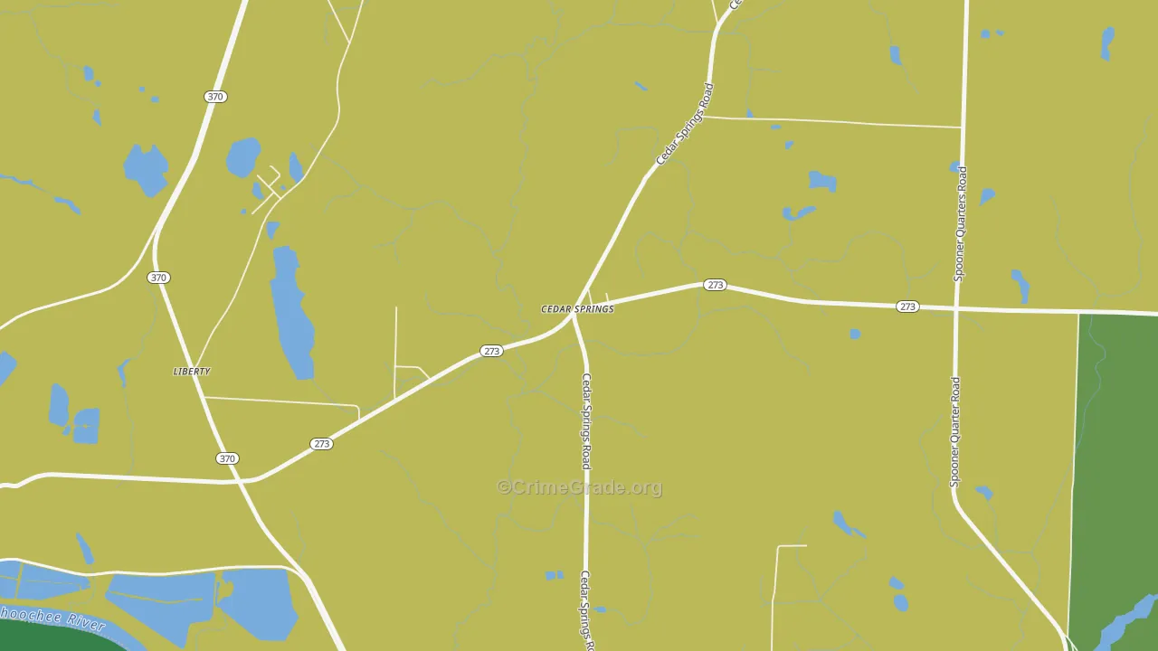 39832, GA Map of Vehicle Theft Rates