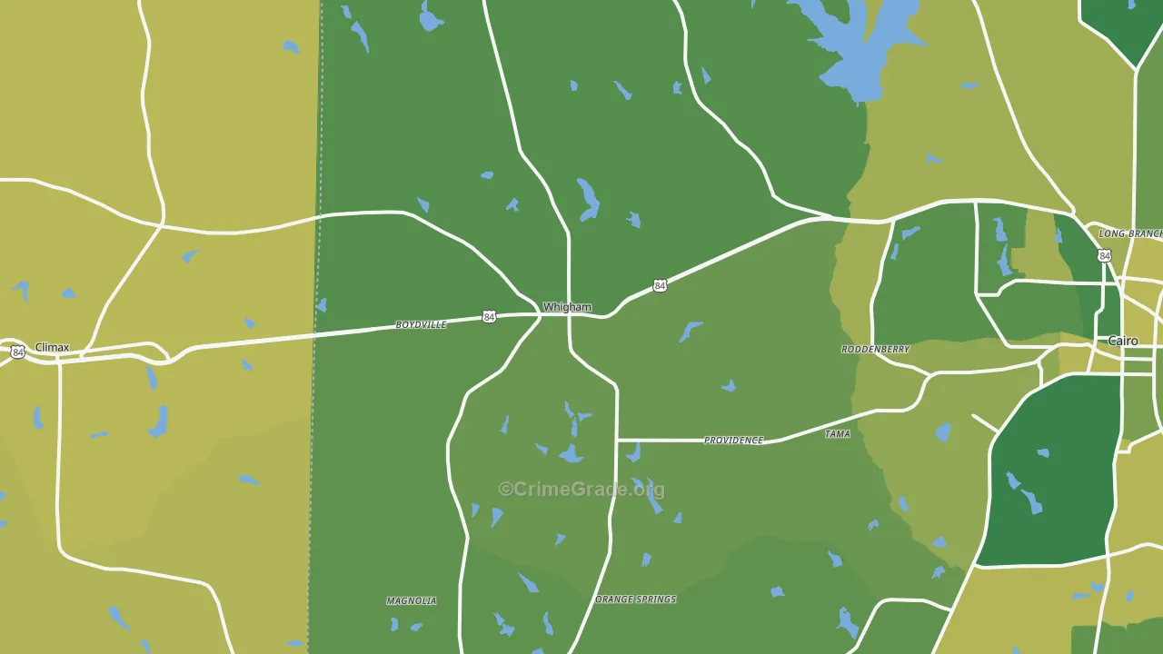 39897, GA Map of Vehicle Theft Rates