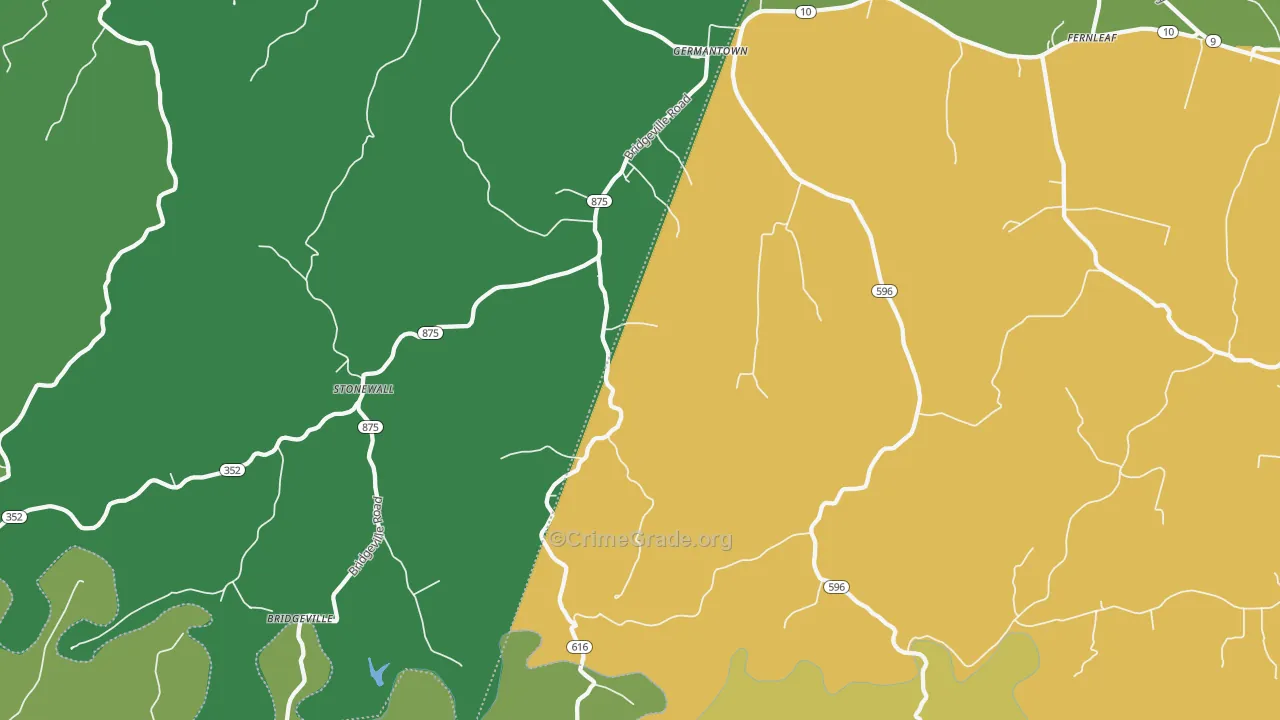 41044, KY Map of Vehicle Theft Rates