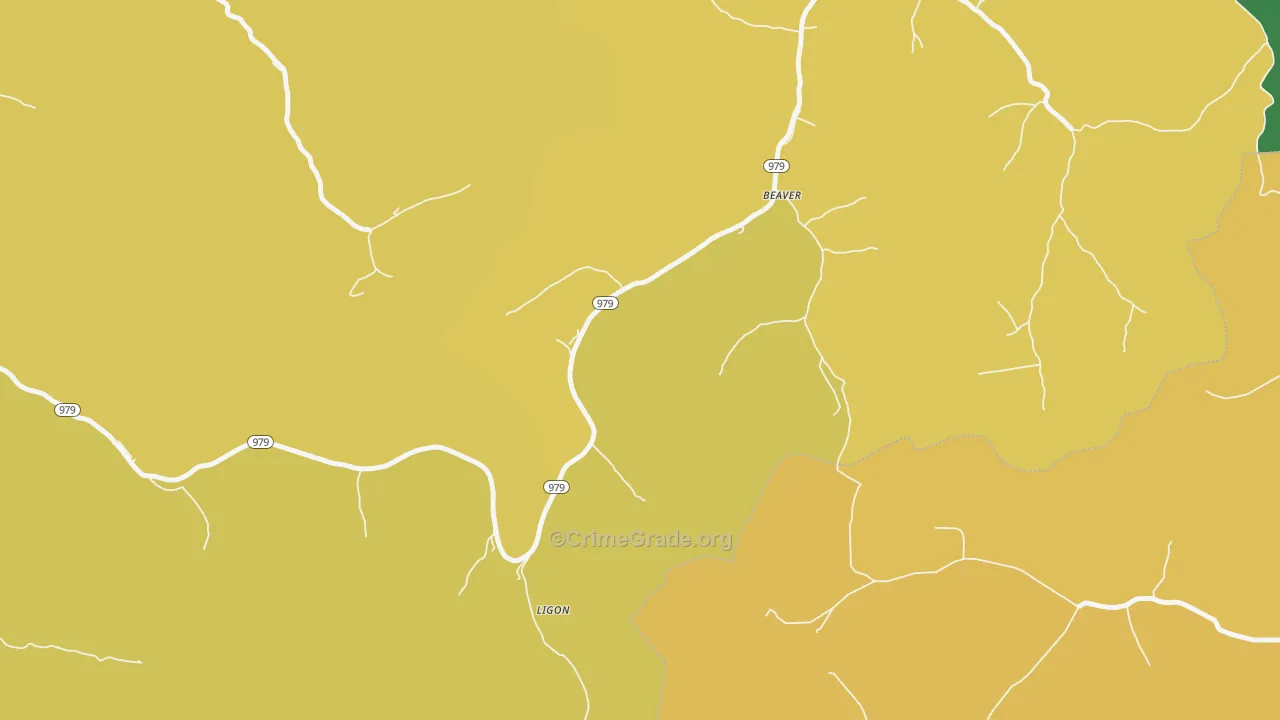 41604, KY Map of Vehicle Theft Rates