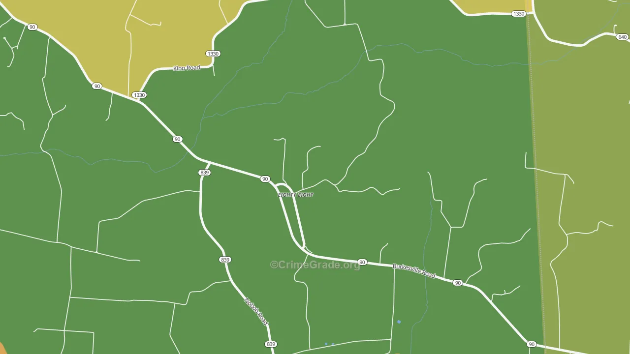 42130, KY Map of Vehicle Theft Rates