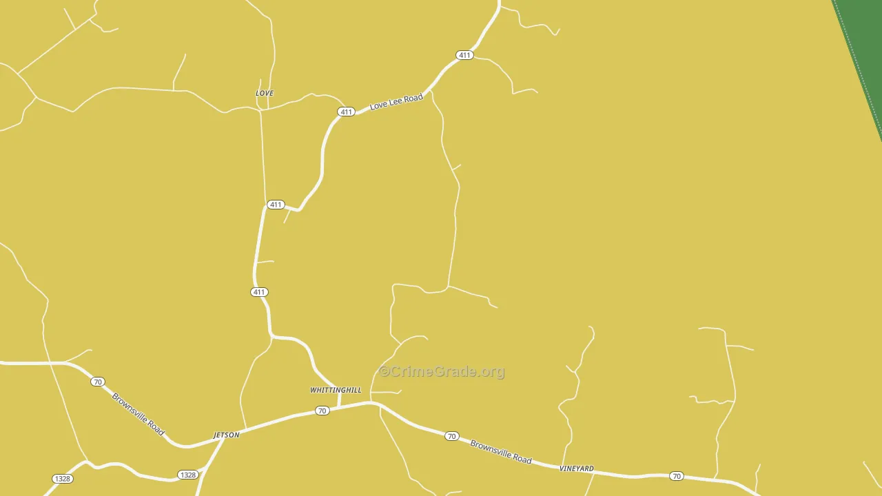 42252, KY Map of Vehicle Theft Rates