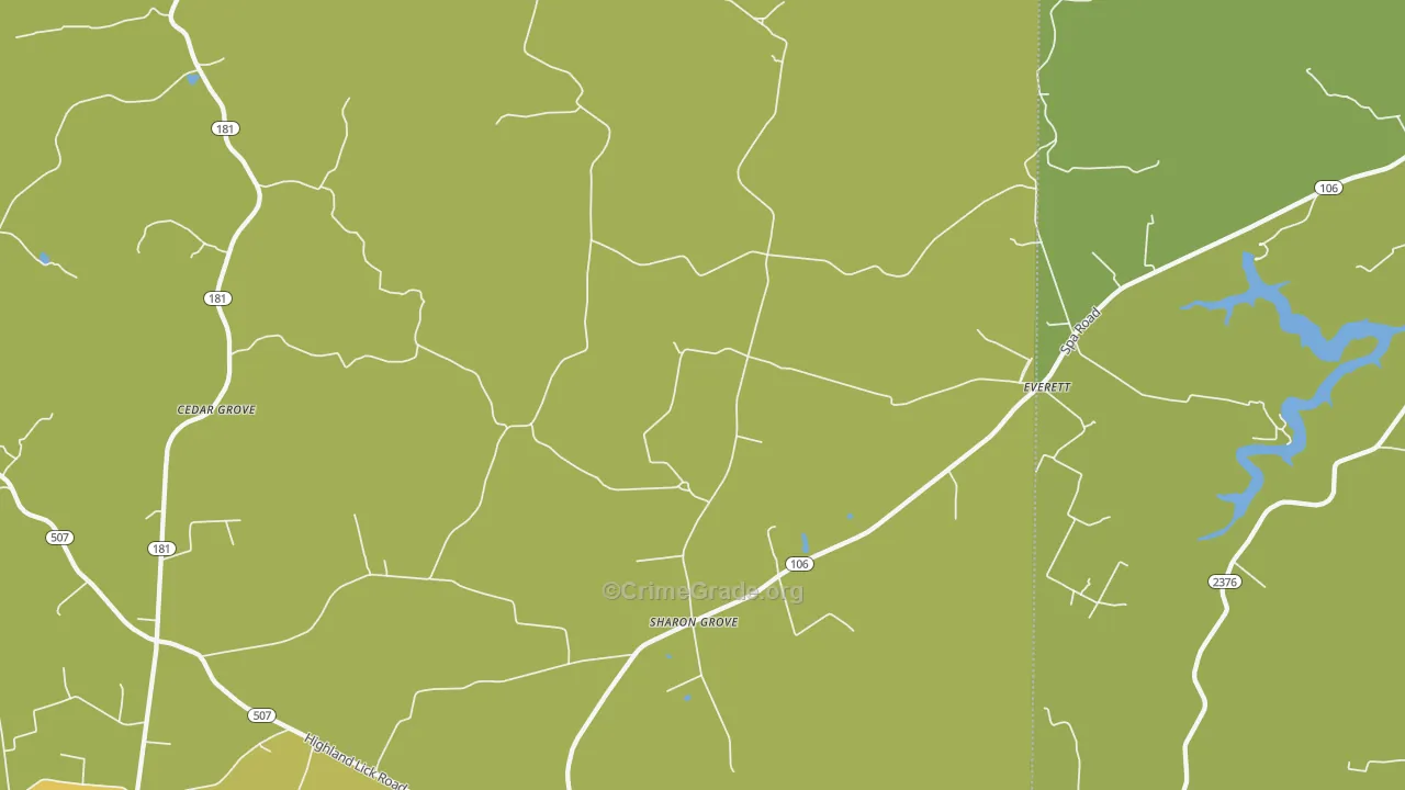 42280, KY Map of Vehicle Theft Rates