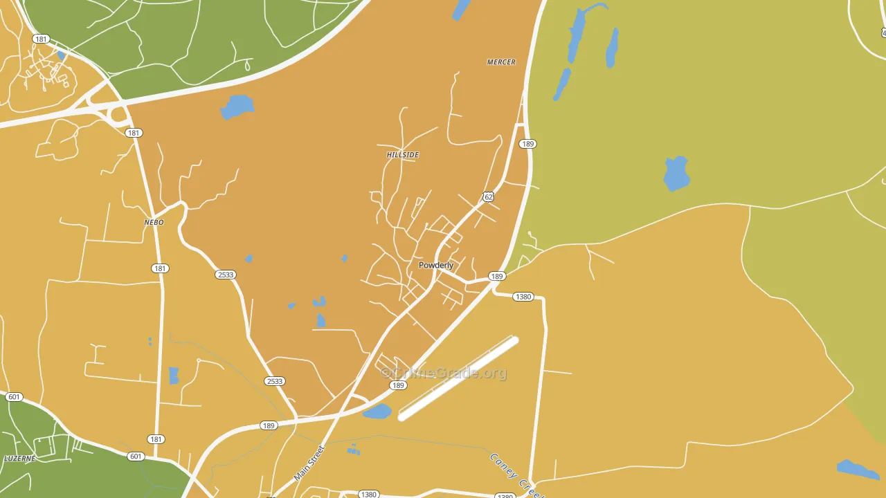 42367, KY Map of Vehicle Theft Rates