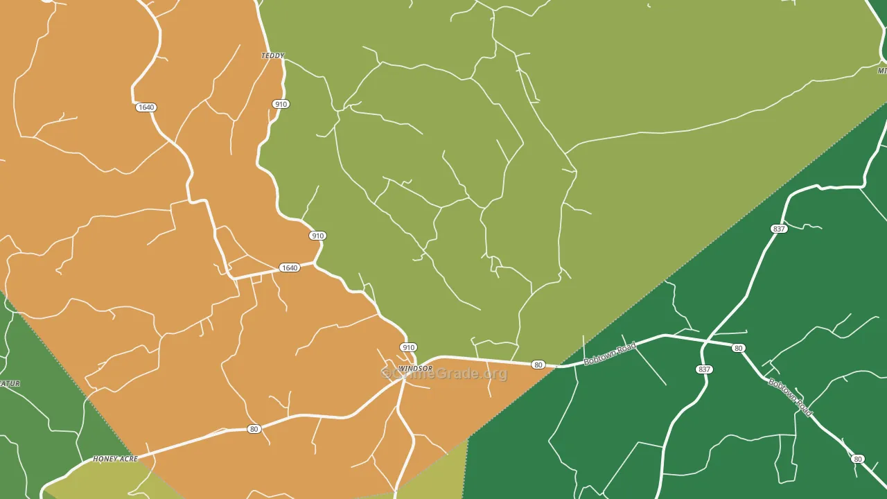 42565, KY Map of Vehicle Theft Rates