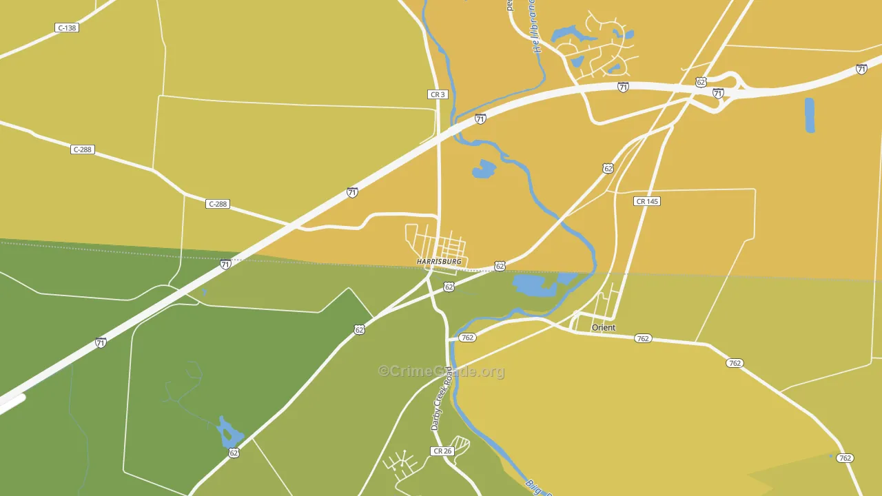 43126, OH Map of Vehicle Theft Rates