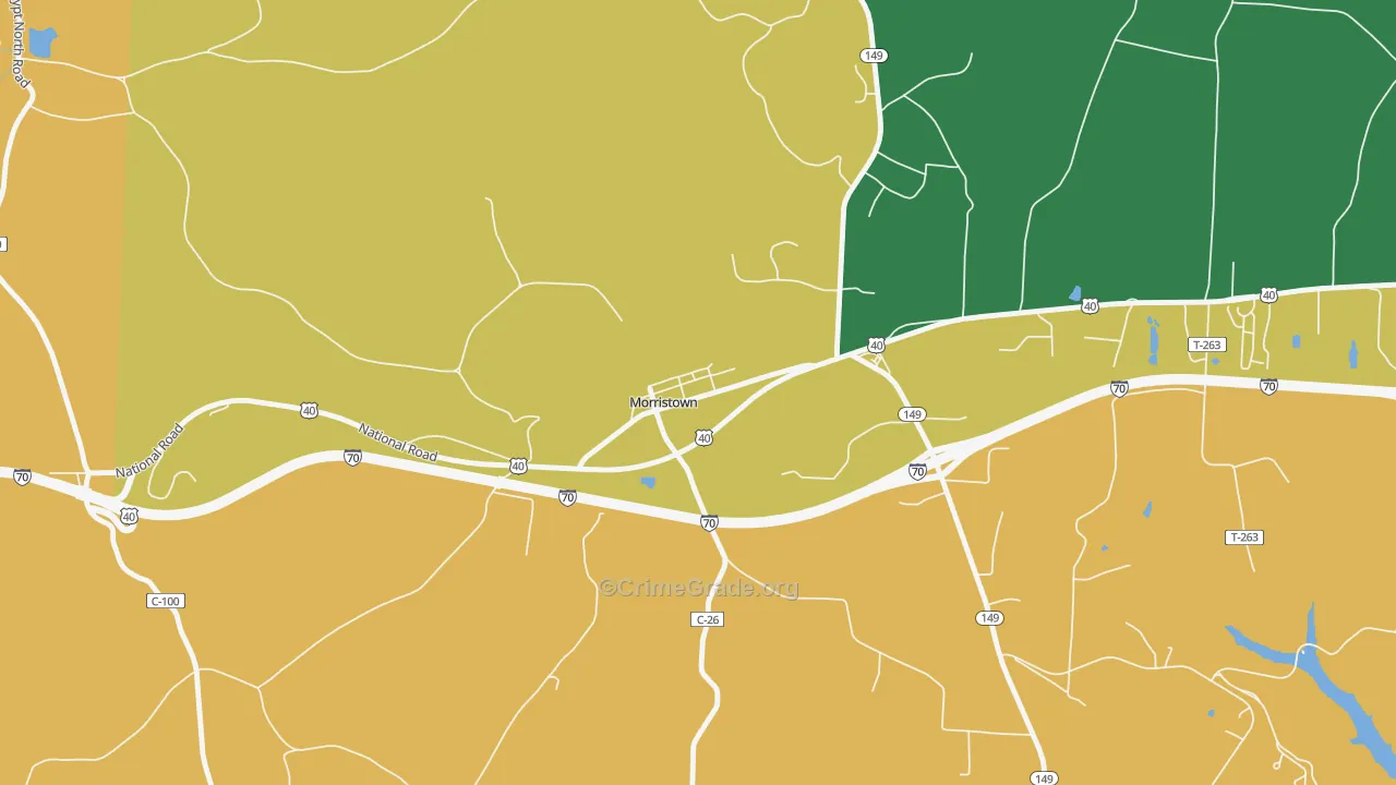 43759, OH Map of Vehicle Theft Rates
