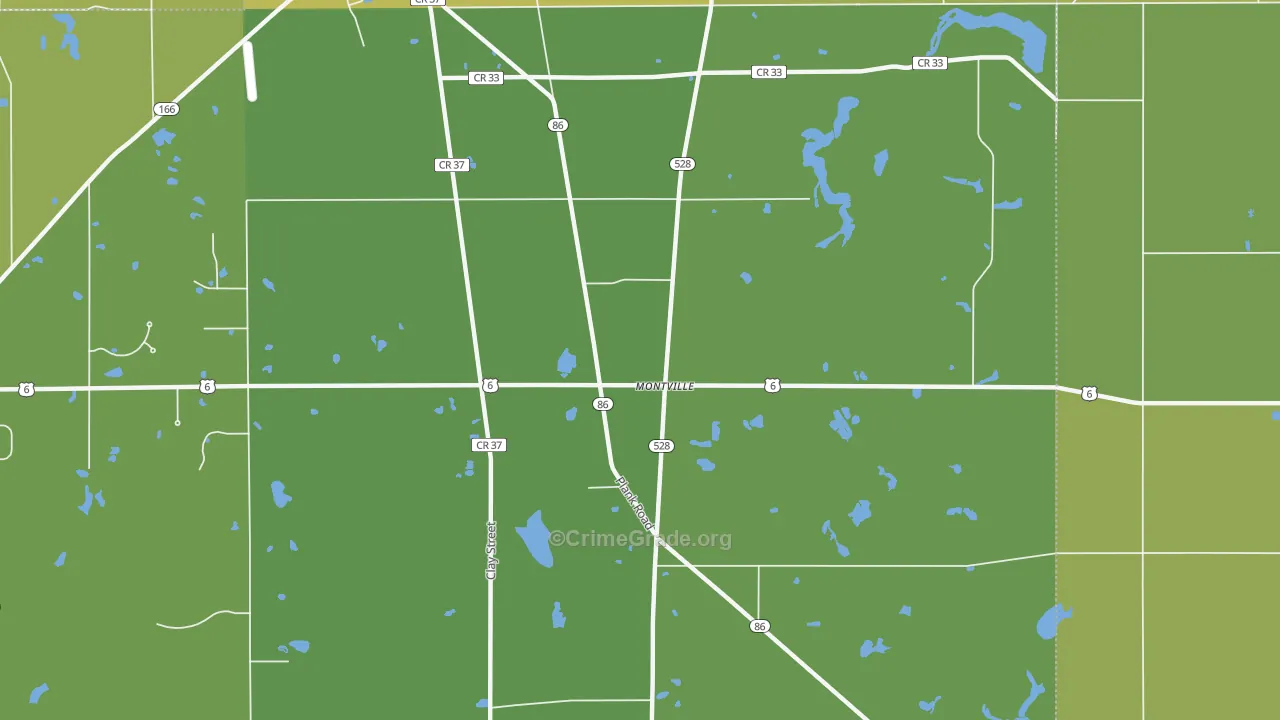 44064, OH Map of Vehicle Theft Rates