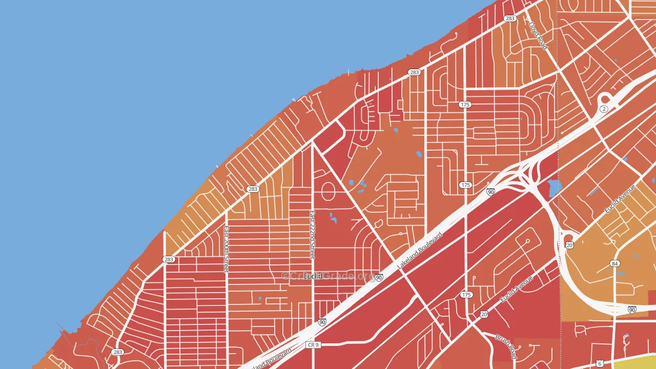 44123, OH Map of Vehicle Theft Rates