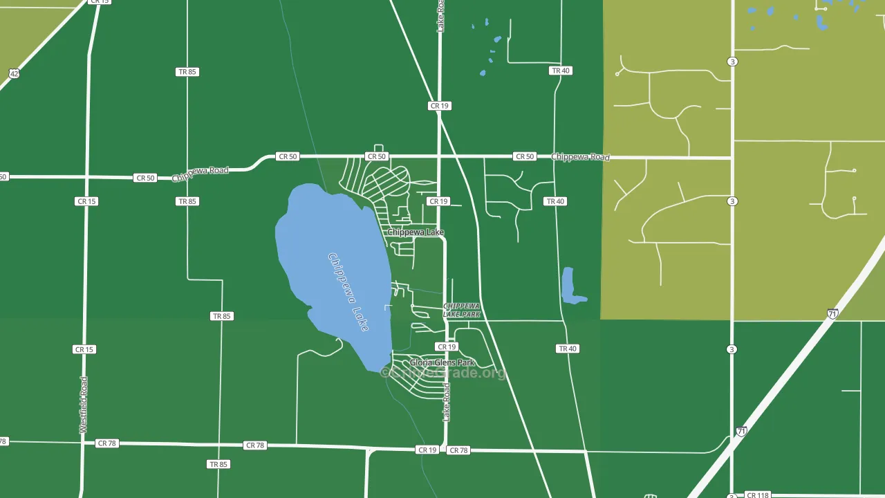 44215, OH Map of Vehicle Theft Rates