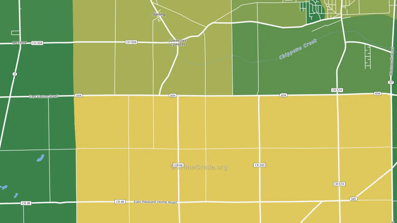 44276, OH Map of Vehicle Theft Rates