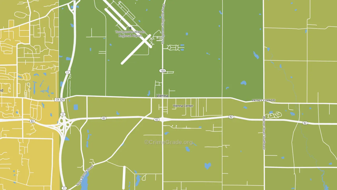 44473, OH Map of Vehicle Theft Rates