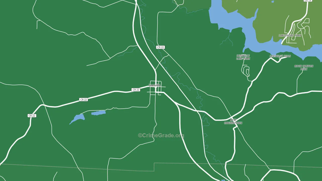 44639, OH Map of Vehicle Theft Rates