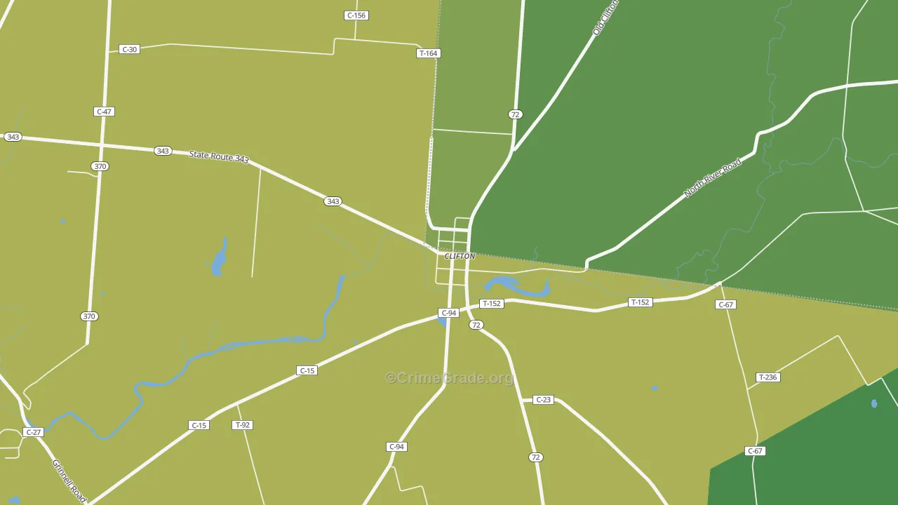 45316, OH Map of Vehicle Theft Rates
