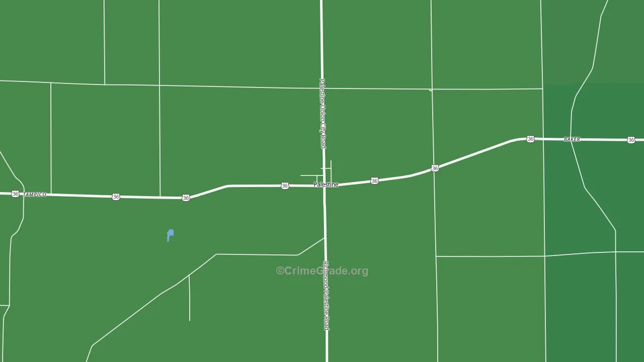 45352, OH Map of Vehicle Theft Rates