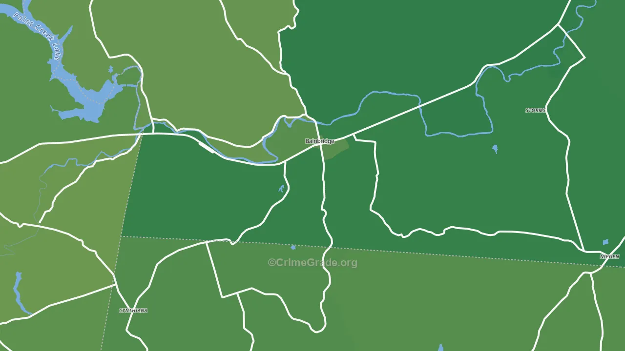 45612, OH Map of Vehicle Theft Rates