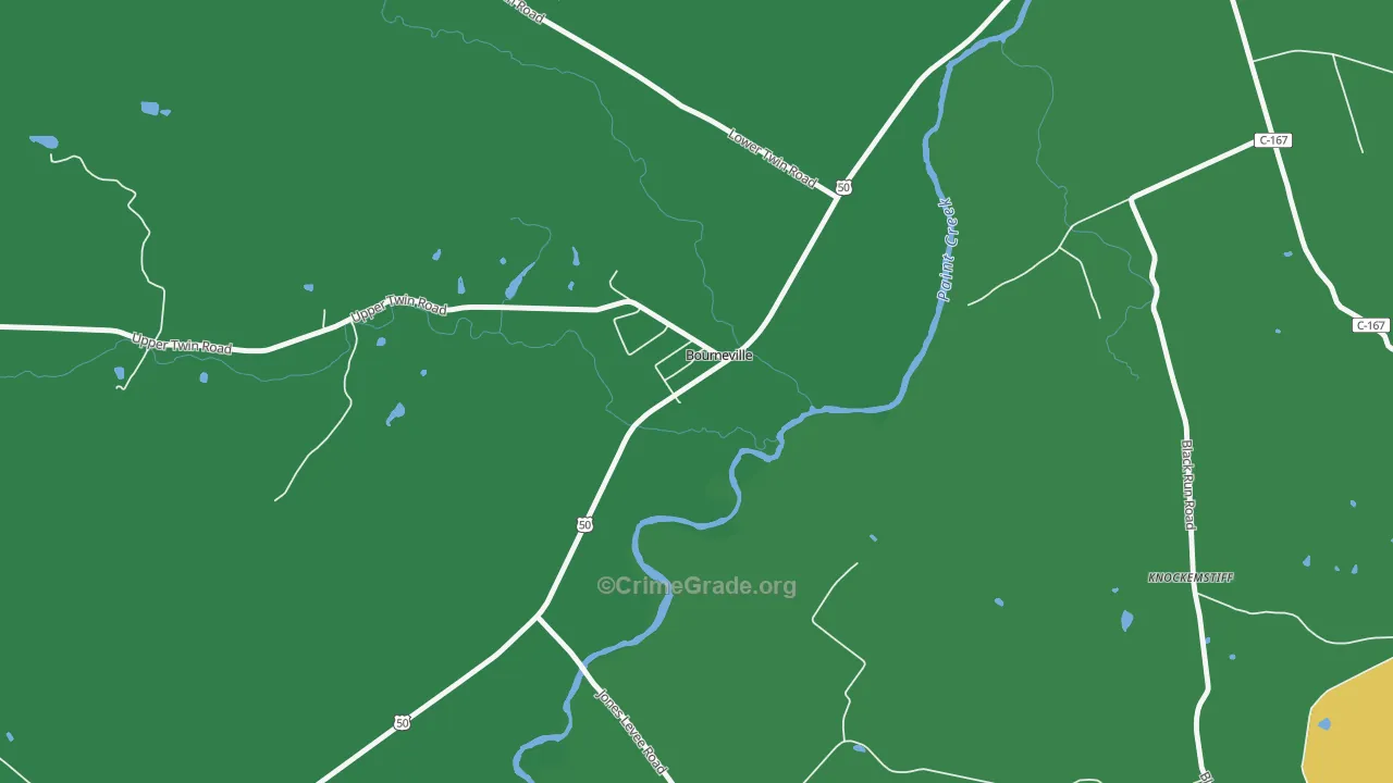 45617, OH Map of Vehicle Theft Rates