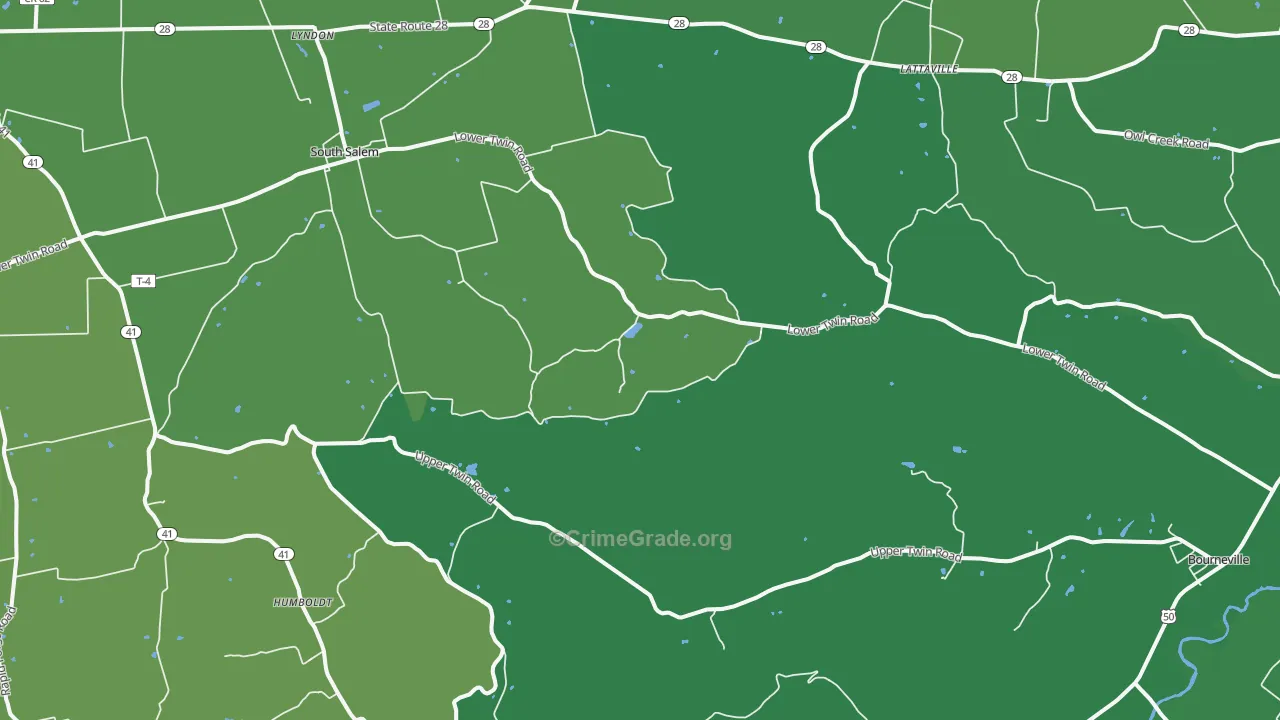 45681, OH Map of Vehicle Theft Rates