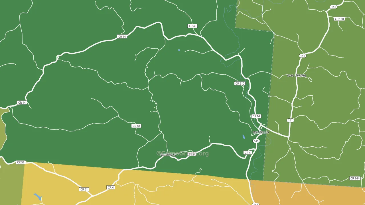 45688, OH Map of Vehicle Theft Rates