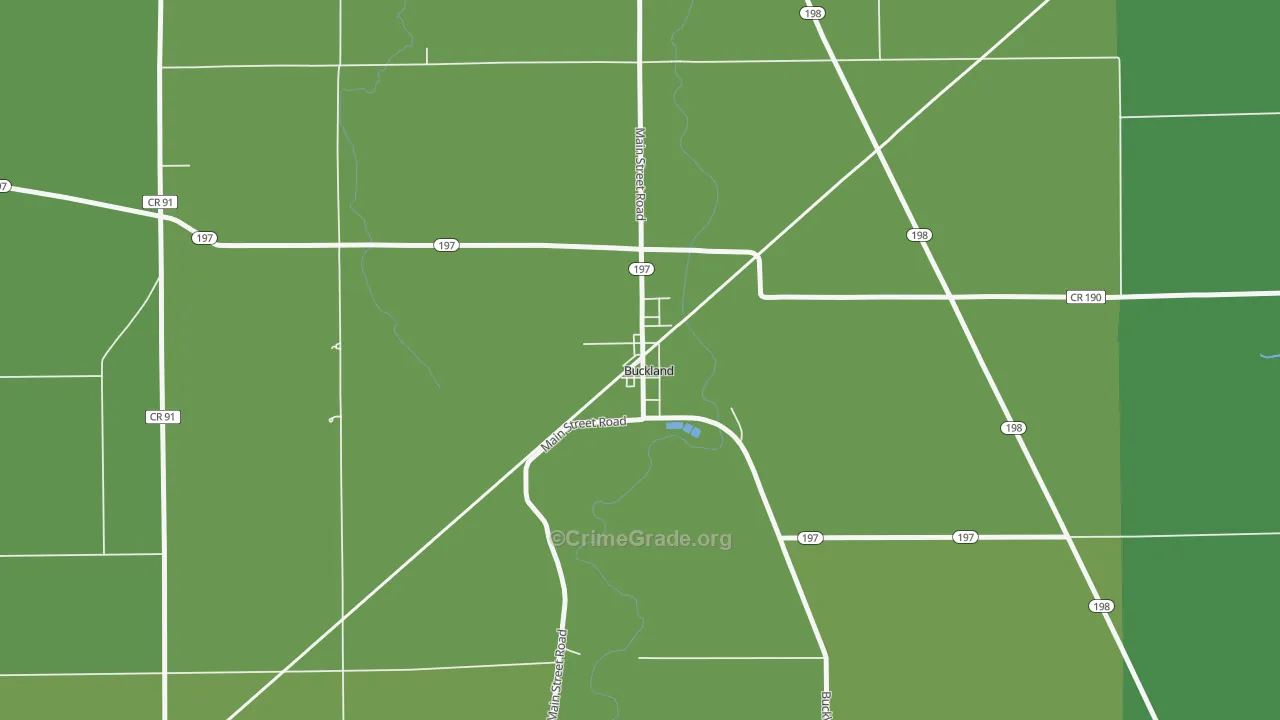 45819, OH Map of Vehicle Theft Rates