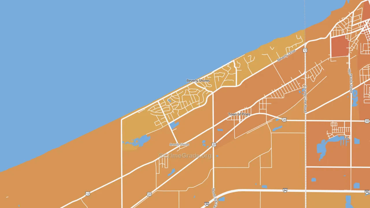 46301, IN Map of Vehicle Theft Rates