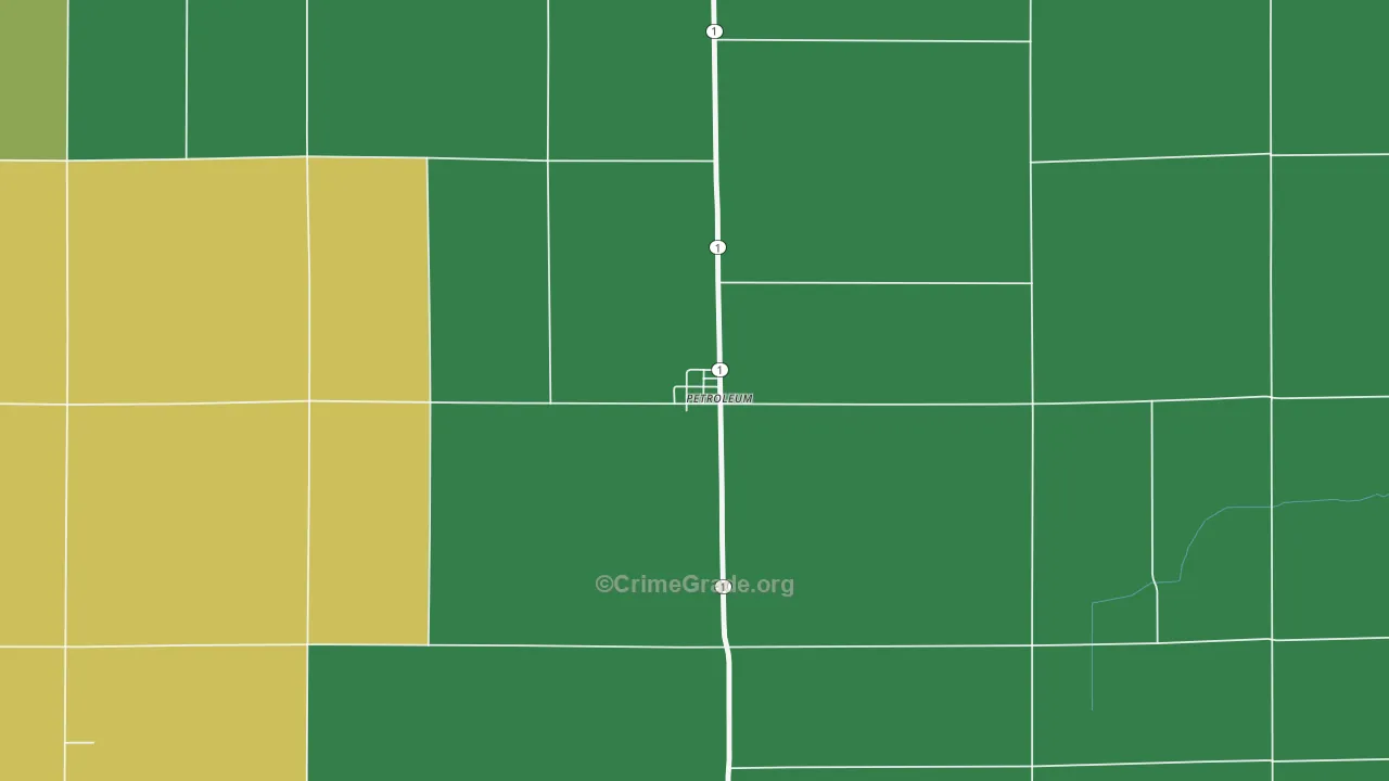 46778, IN Map of Vehicle Theft Rates