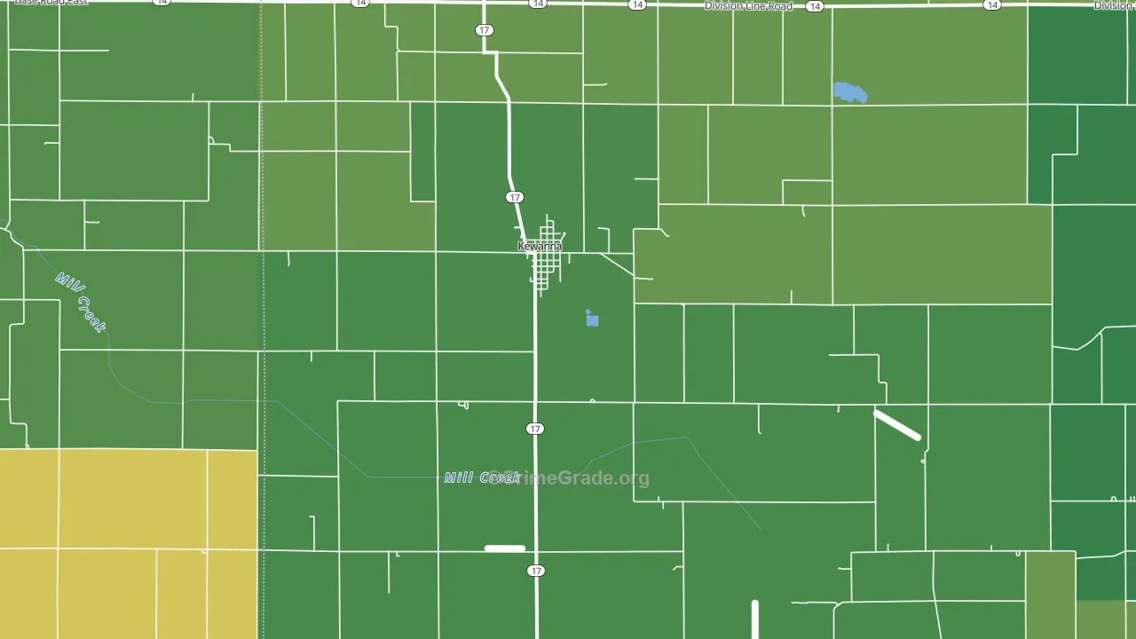 46939, IN Map of Vehicle Theft Rates